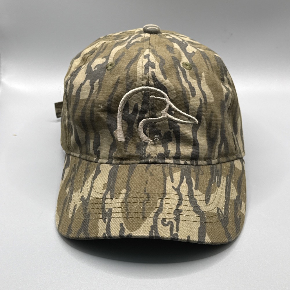 Ducks Unlimited Hat Adjustable Camo Brown Green Mossy Oak Hunting By Outdoor Cap